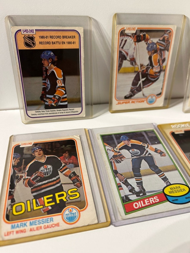 Wayne Gretzky & Edmonton Oilers 80’s Hockey Cards, Coffey - photo 2
