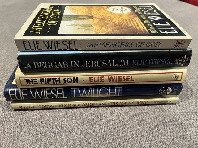 Elie Wiesel Book Lot - photo 2
