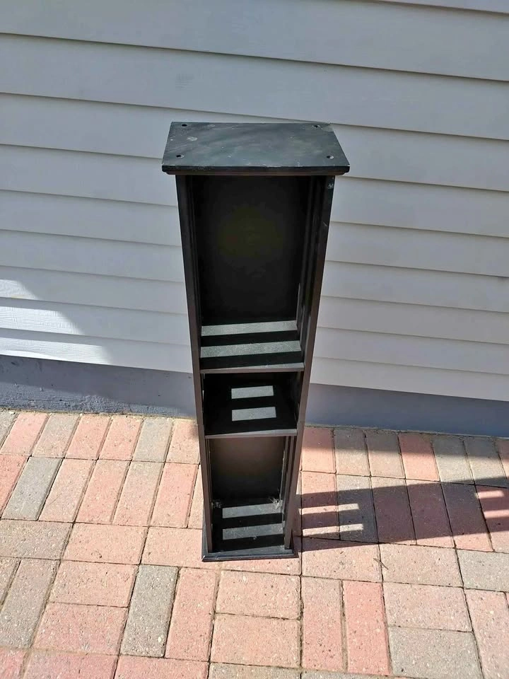 Black Multi-Tier Shelf Unit