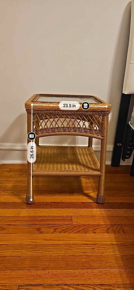 Wicker Side Table