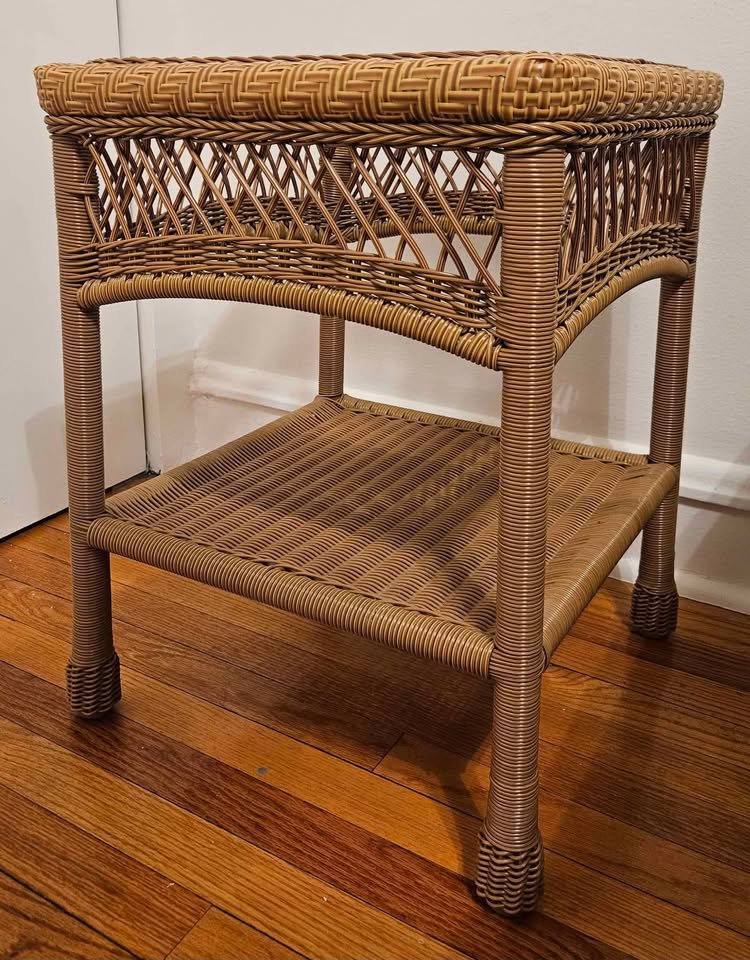 Wicker Side Table - photo 2