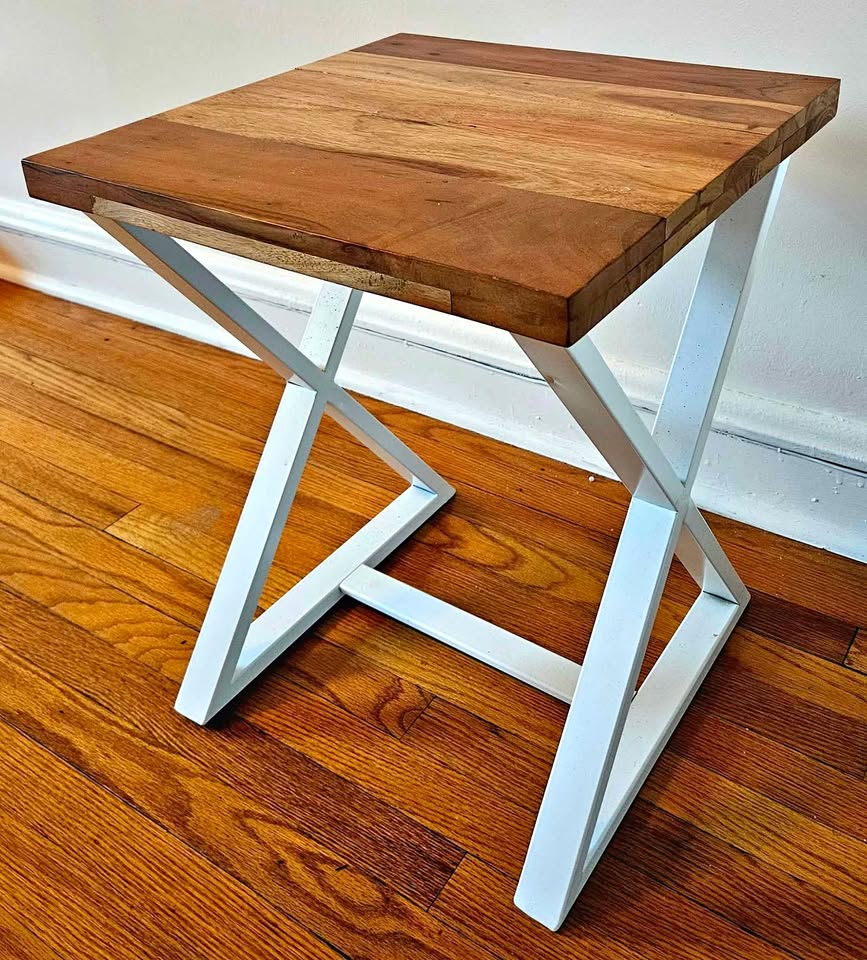 Wood / Metal Side Table