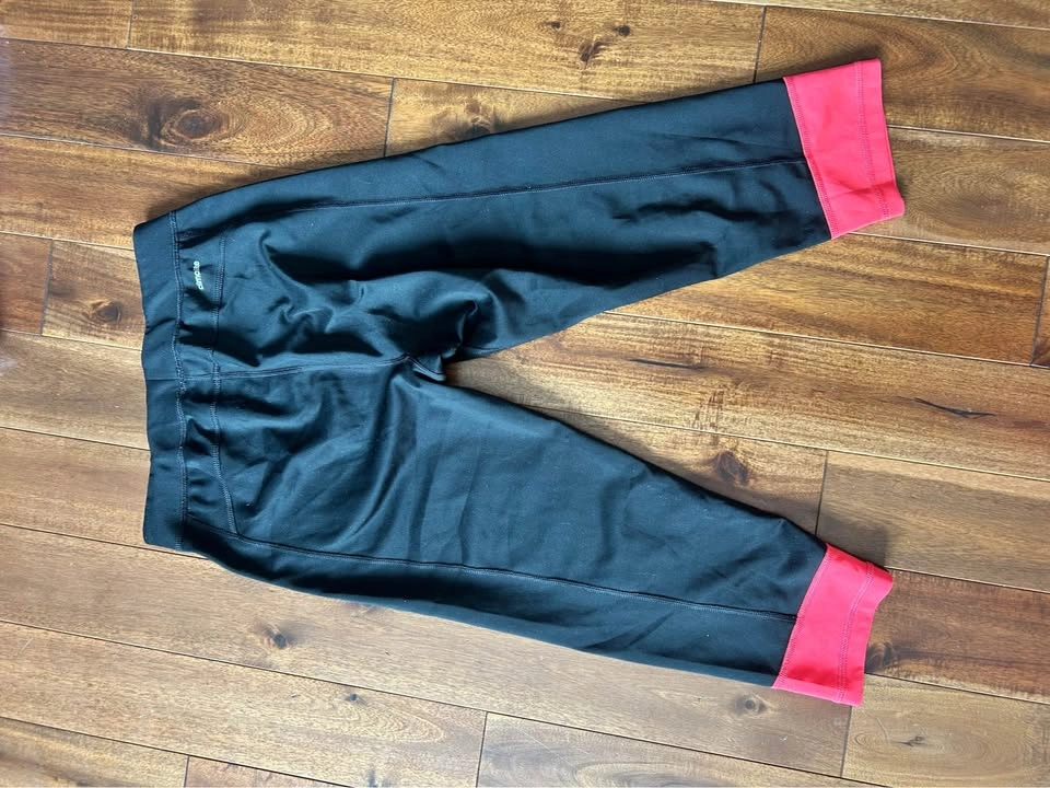 Adidas Climalite Black Pink Capri Leggings SMALL - photo 2