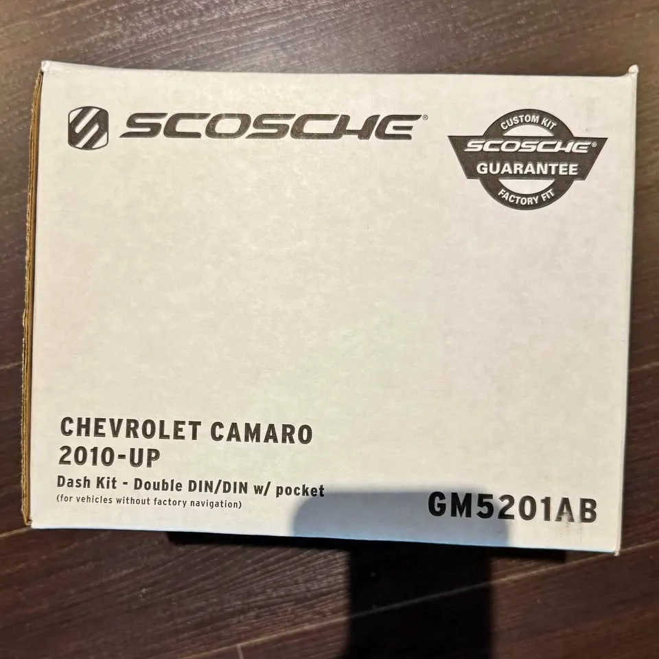 Scosche Camaro 2010-2015 Double Din Dash Kit GM5201AB - New thumbnail