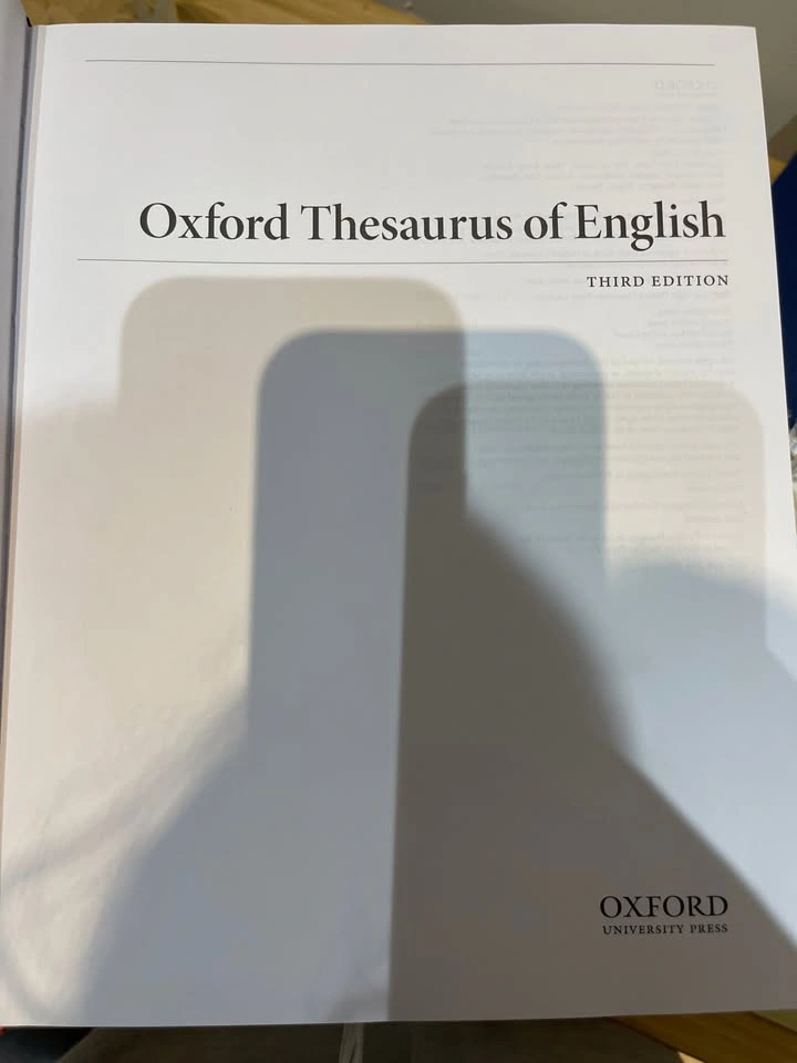 Oxford Thesaurus of English Hardcover - photo 2