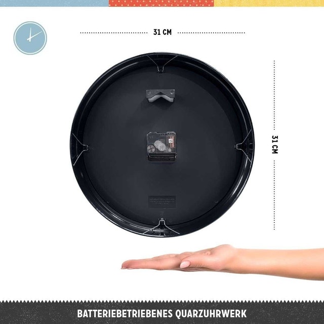 RETRO WALL CLOCK - photo 2