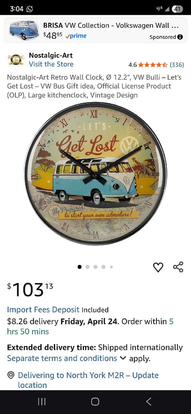 RETRO WALL CLOCK - photo 3