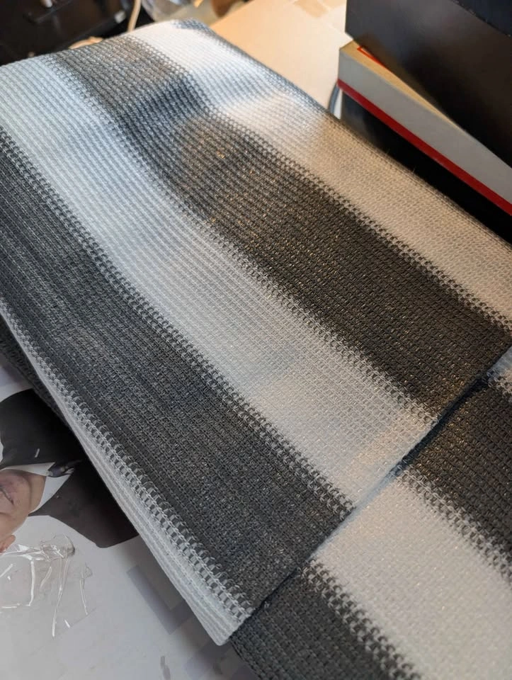 GJZDPMY UV Resistant Grey White Striped Garden Netting (1m x 7m) - photo 4