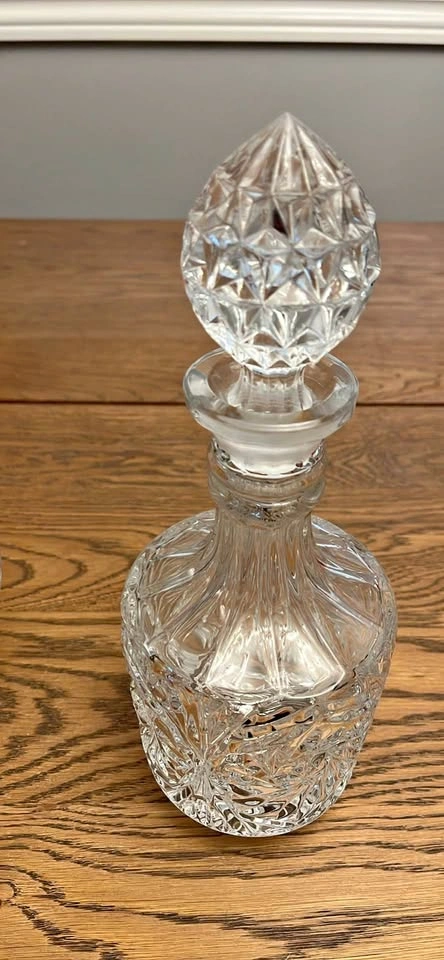 Crystal Decanter Set with 2 Glasses