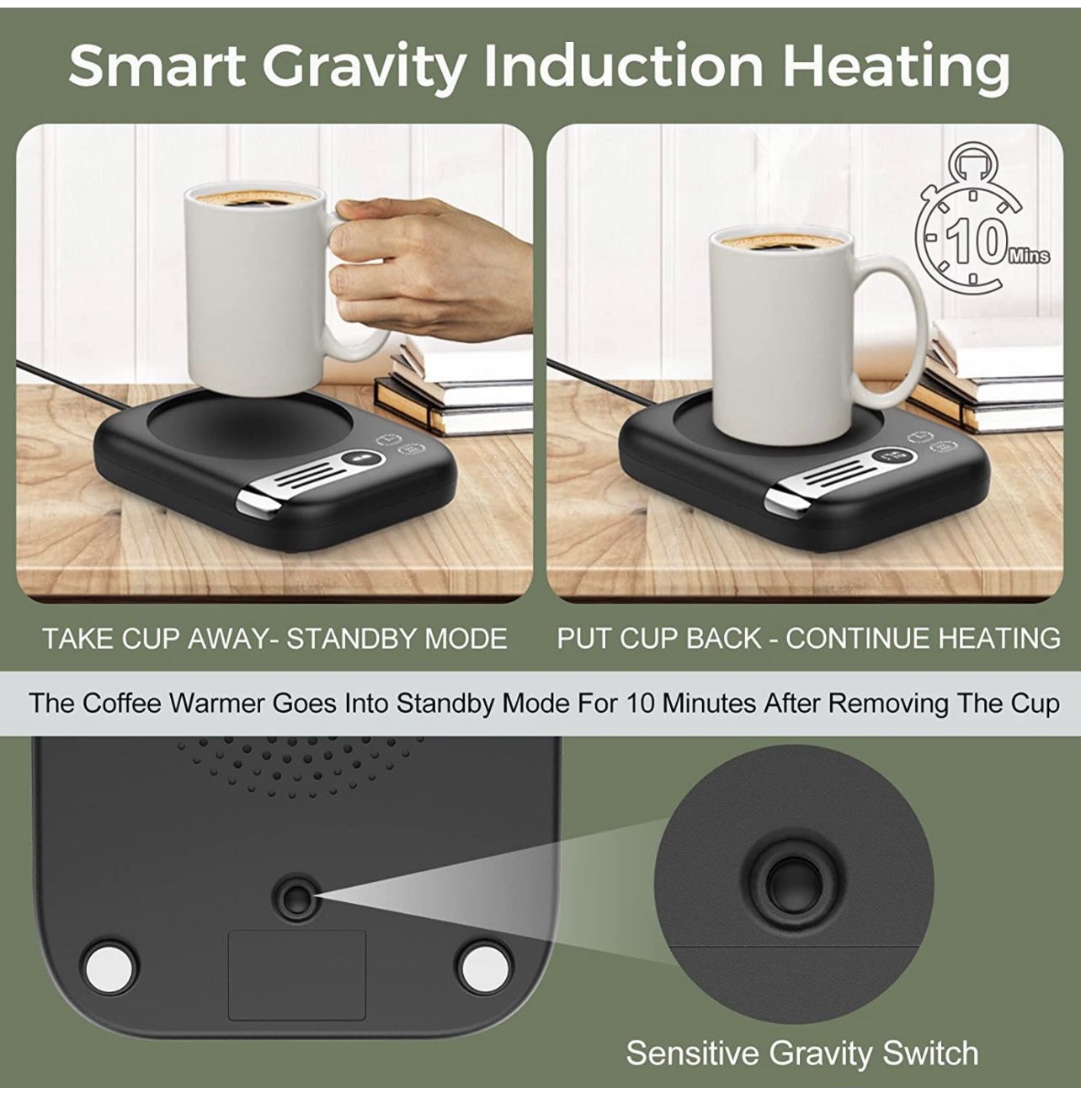 Mug Warmer & Coffee Warmer for Desk - photo 4