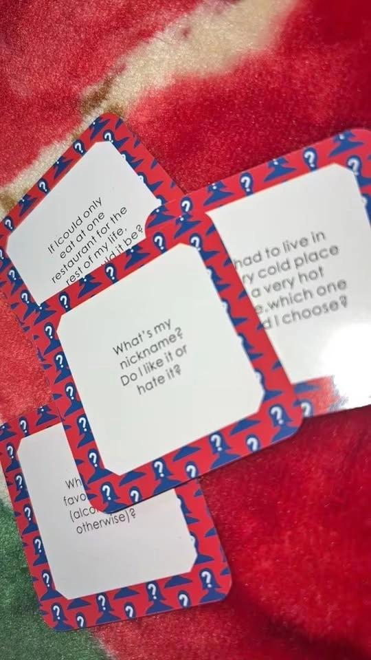 Well Do You Know Me? 50 Questions Cards