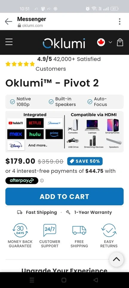 Video Projector best for Movies And Gaming - photo 2