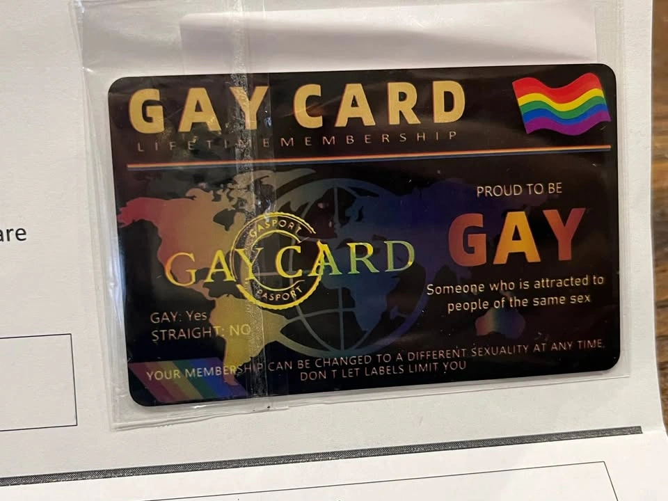 GAY CARD, Pride Lifetime Membership Collectible Card - photo 3