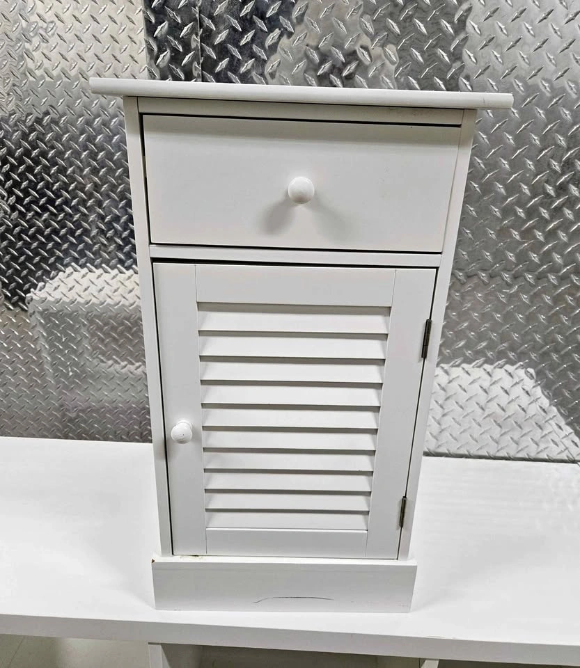 White Nightstand Cabinet