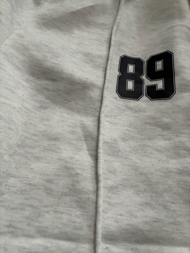 Gender Neutral Light Grey Sweatsuit with 89 - photo 3