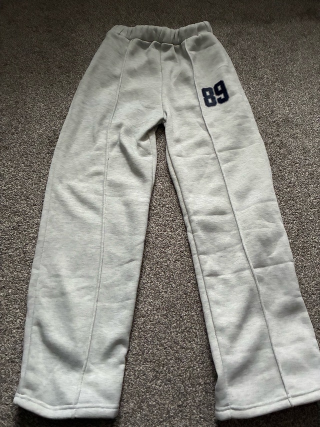 Gender Neutral Light Grey Sweatsuit with 89 - photo 4