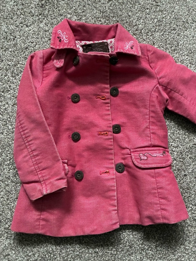 Old Navy Pink Corduroy Jacket 3T