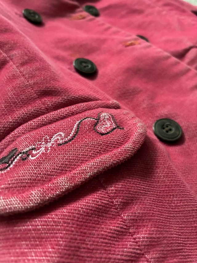 Old Navy Pink Corduroy Jacket 3T - photo 4