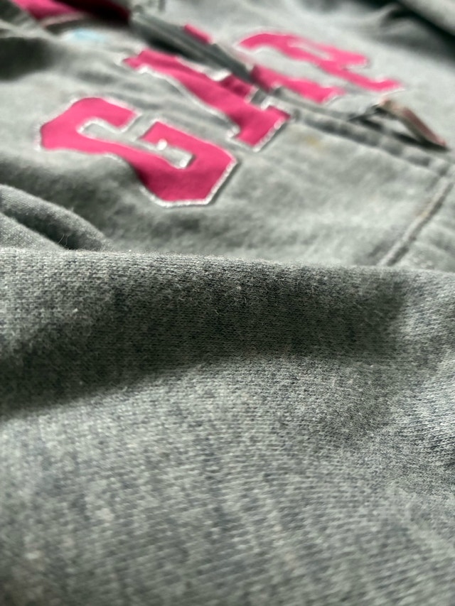 babyGap grey & pink full-zip hoodie 5 yrs - photo 4