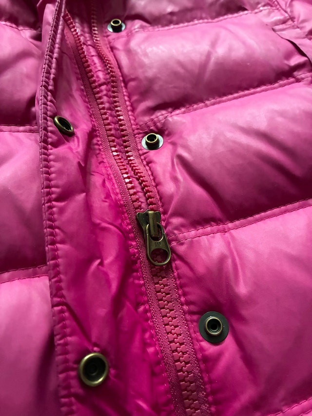 GapKids Pink Puffer Jacket S/P (6-7) Faux Fur Hood - photo 4