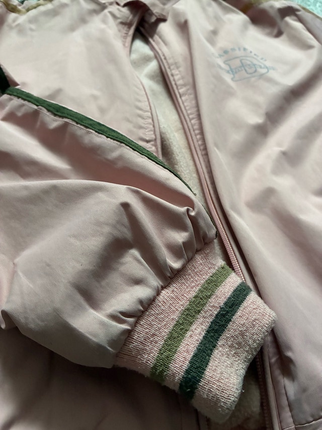 Pink Classified DCOY Wear Striped Fleece Lined Jacket - photo 2