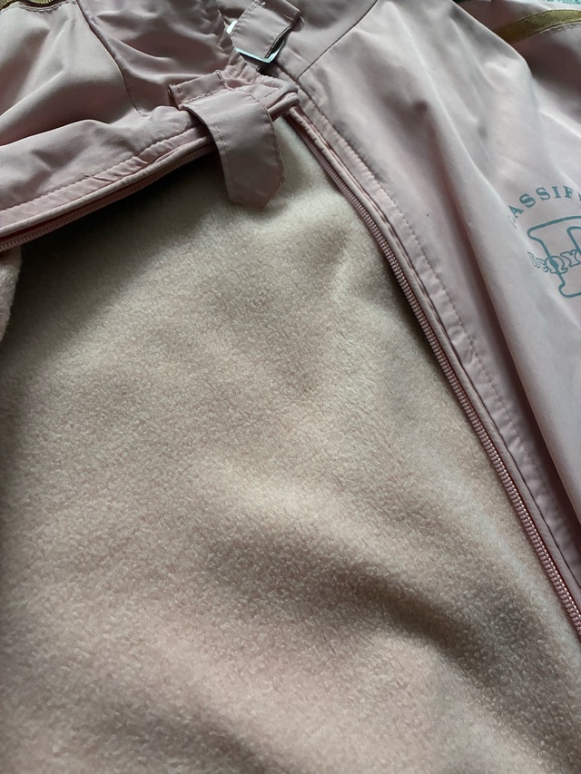 Pink Classified DCOY Wear Striped Fleece Lined Jacket - photo 3