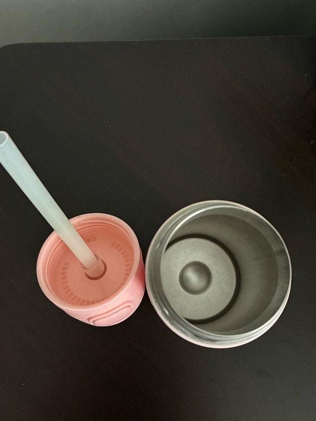Pink Insulated Tumbler with Straw - photo 4