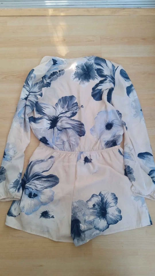 Dynamite Floral Long Sleeve Romper - photo 5