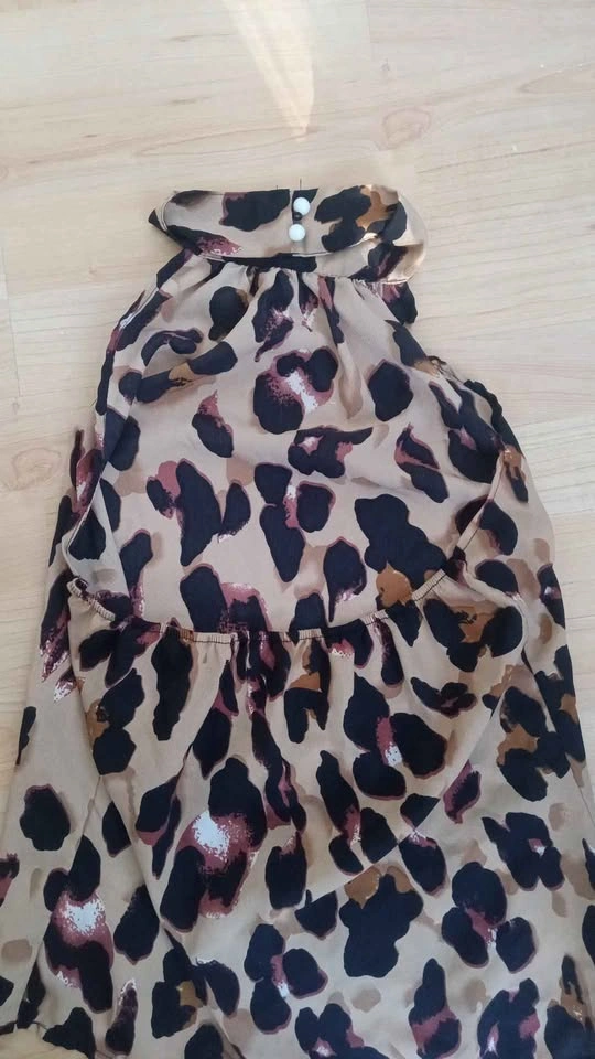 Leopard Print Halter Neck Top - photo 2