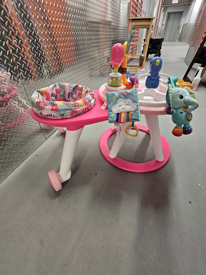 Pink Baby Activity Walker