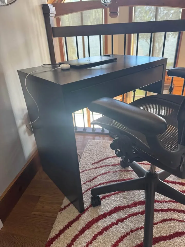 IKEA MICKE Desk – Black-Brown, 73x50 cm (28 ¾×19 ⅝”) image indicator(2)