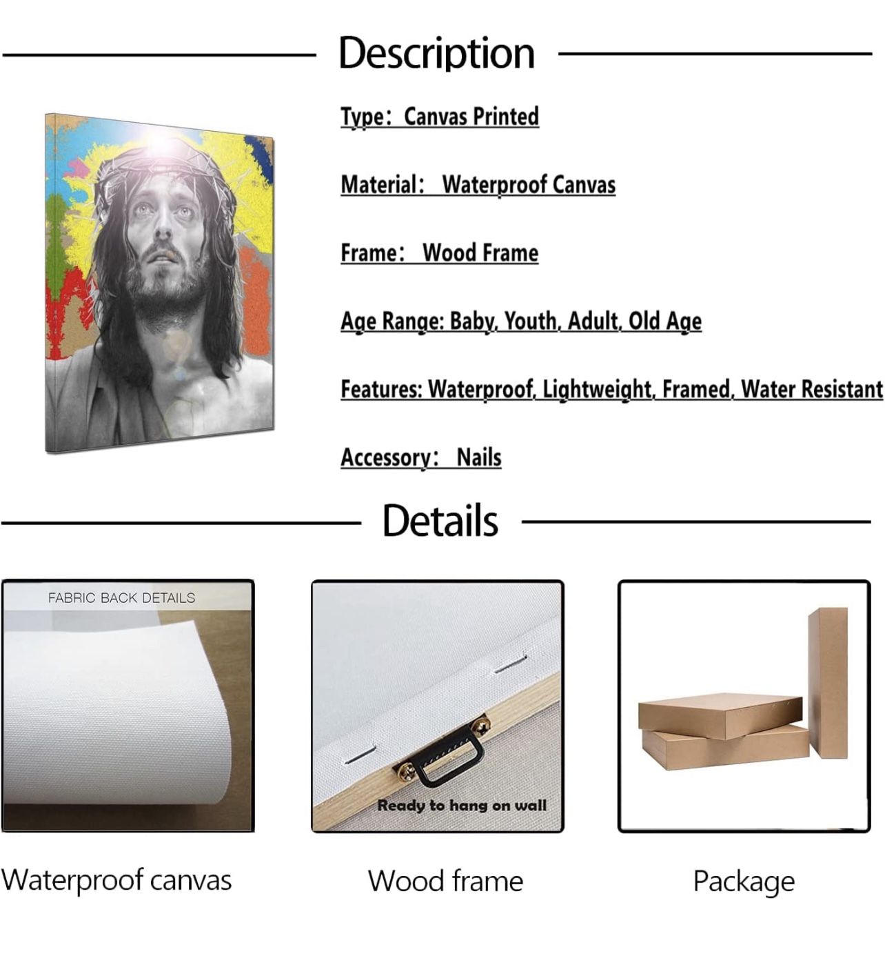 Jesus God Wall Art - photo 3