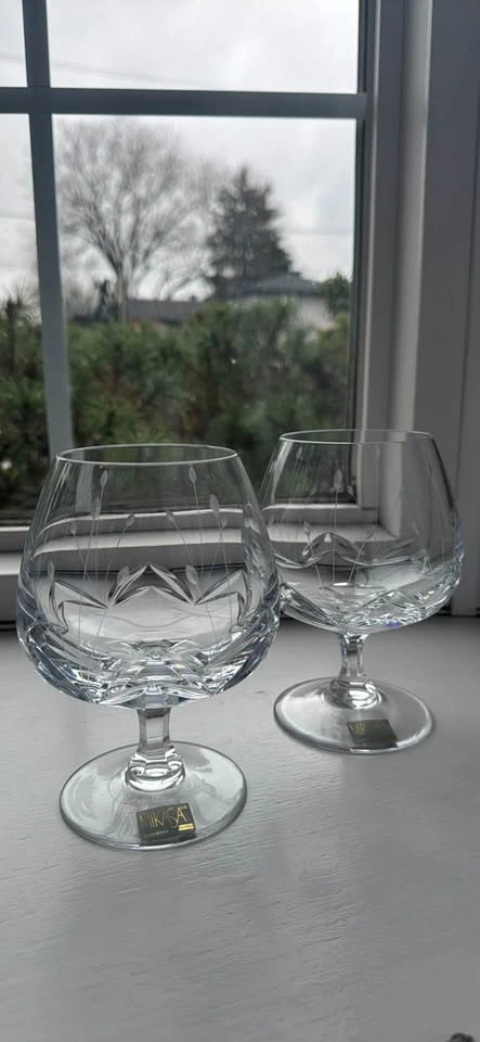 Mikasa Petit Points Crystal Brandy Snifter Set of 2 - photo 2