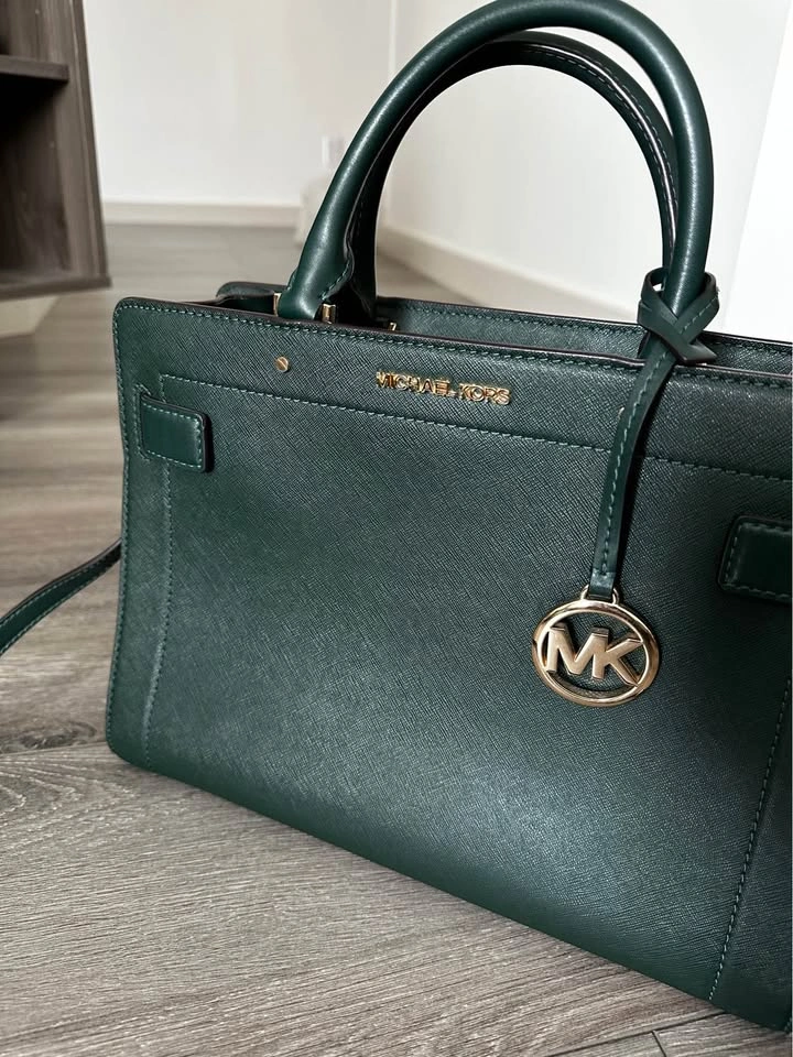 Michael Kors Forest Green Purse - photo 2