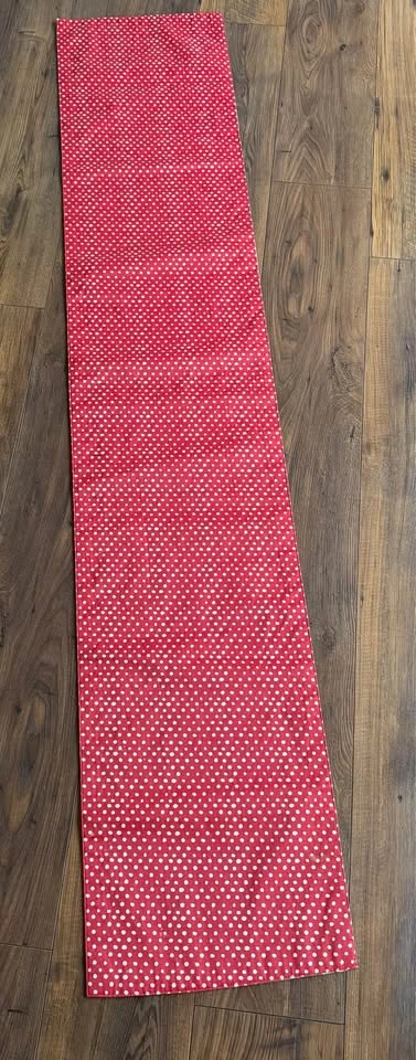 Reversible Floral and Polka Dot Table Runner - photo 2