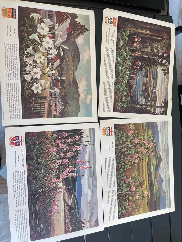 1967 Canadian Provincial Flowers Set by Walter Coucill - photo 2