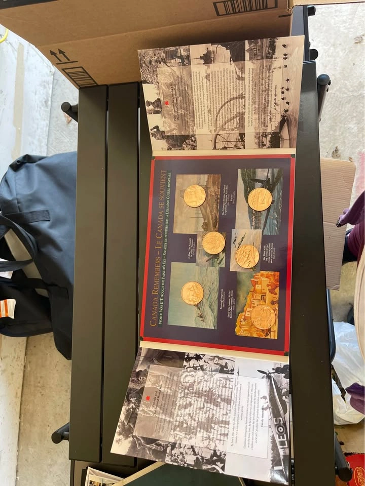 WWII 50th Anniversary Coin Set - photo 4