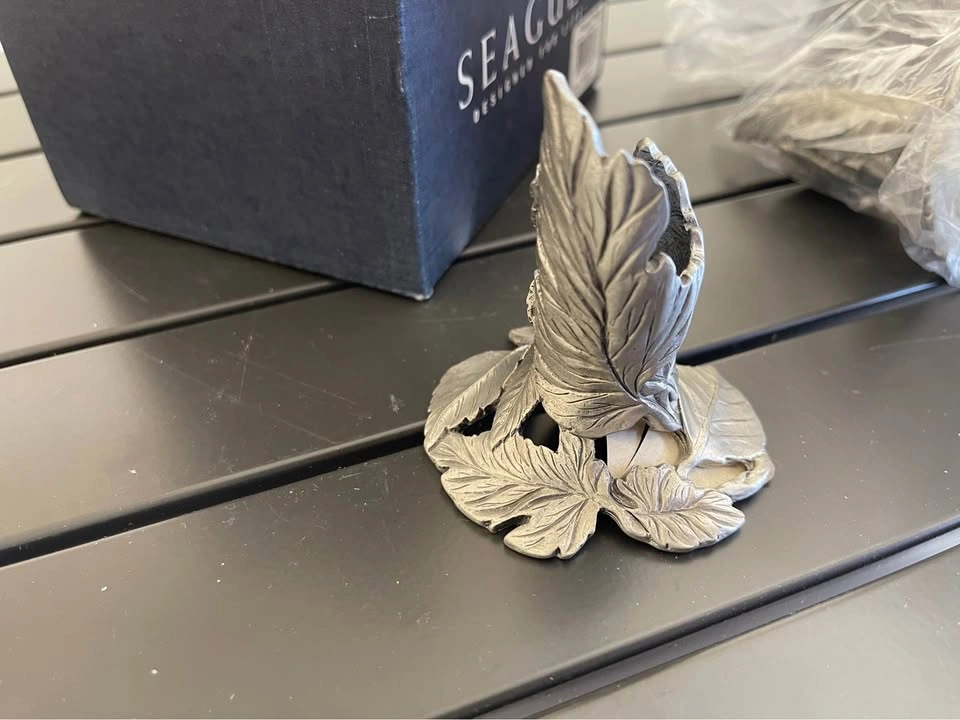Pewter candle sticks seagull brand - photo 2