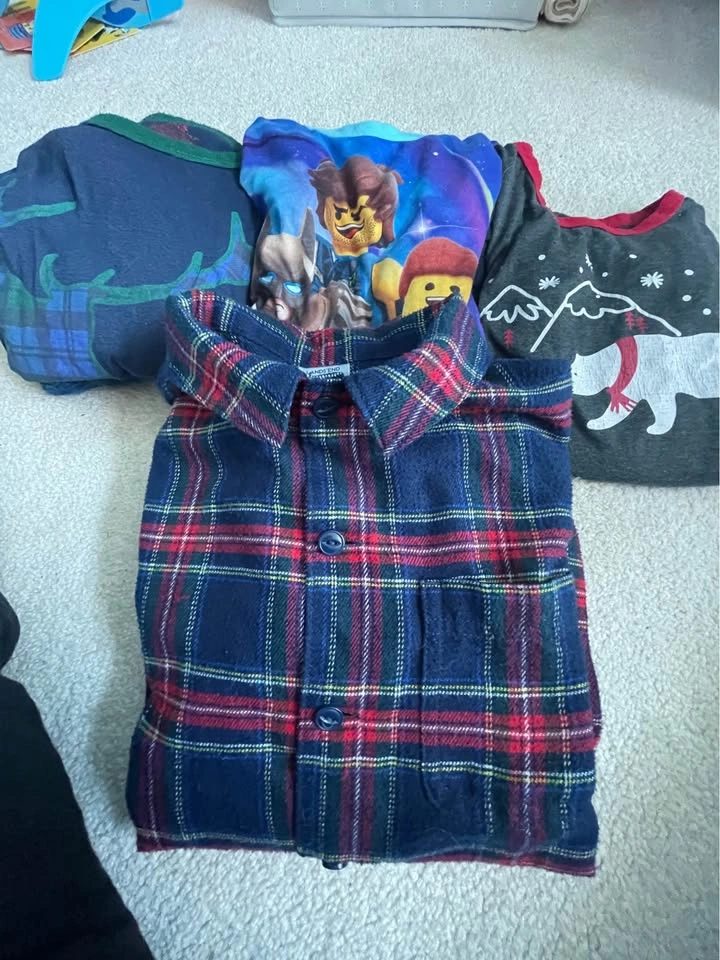 Boys Pajamas - Fitted Long Sleeve & Pants (Size 10-14) - photo 2