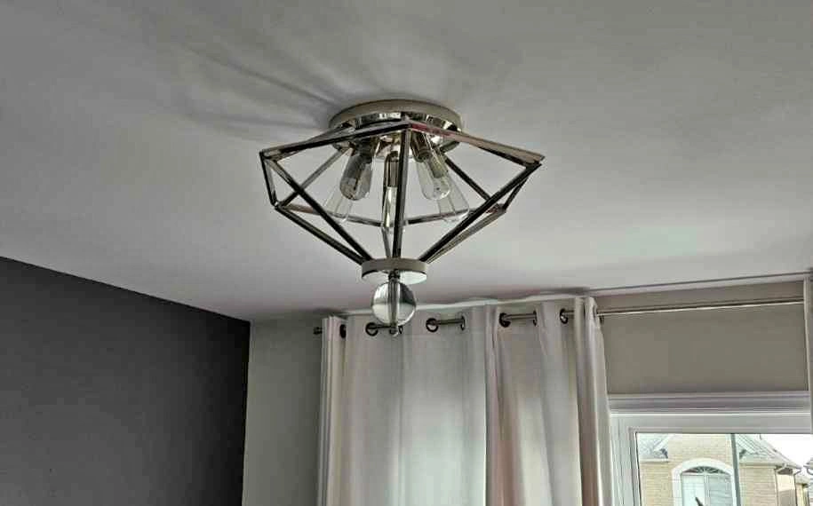 Modern Chandelier Silver