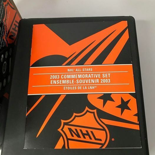 2003 CANADA NHL ALL STAR STAMP AND MEDALLION SET - photo 4