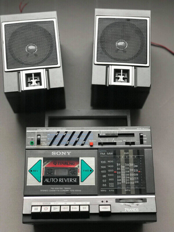 Sony CFS-5000S AM/FM-MW-SW 7 Band Receiver/Recorder Vintage - photo 4