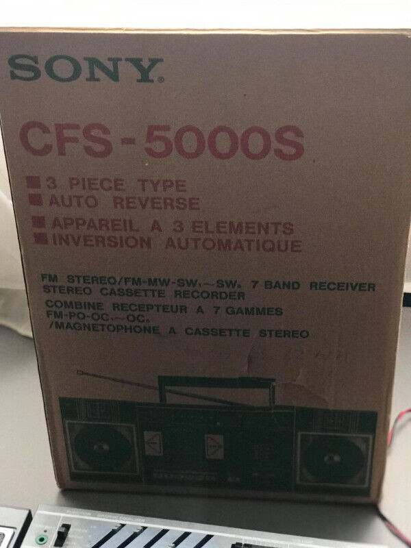 Sony CFS-5000S AM/FM-MW-SW 7 Band Receiver/Recorder Vintage - photo 5
