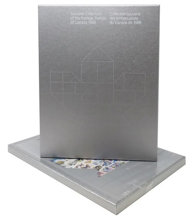 Canada Post 1988 Stamp Collection Hardcover thumbnail