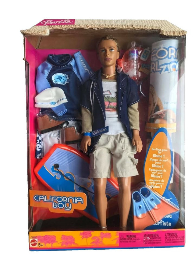 2004 Mattel Barbie Blaine California Boy