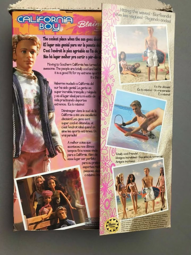 2004 Mattel Barbie Blaine California Boy - photo 3