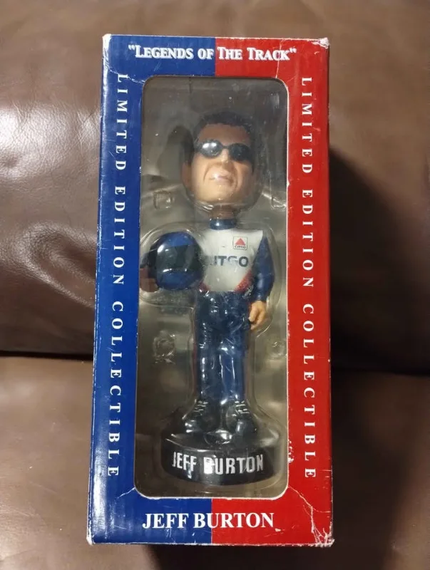 Jeff Burton Bobblehead "Legends of the Track" 8" thumbnail