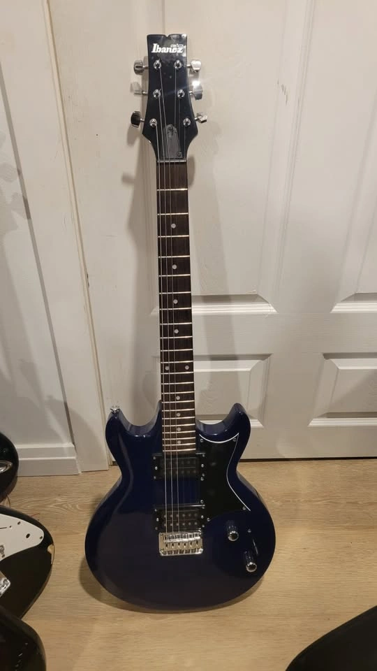 $270 Ibanez GAX70 Electric Guitar - HH - Navy Metallic - photo 3