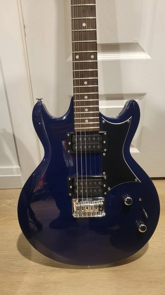 $270 Ibanez GAX70 Electric Guitar - HH - Navy Metallic - photo 4