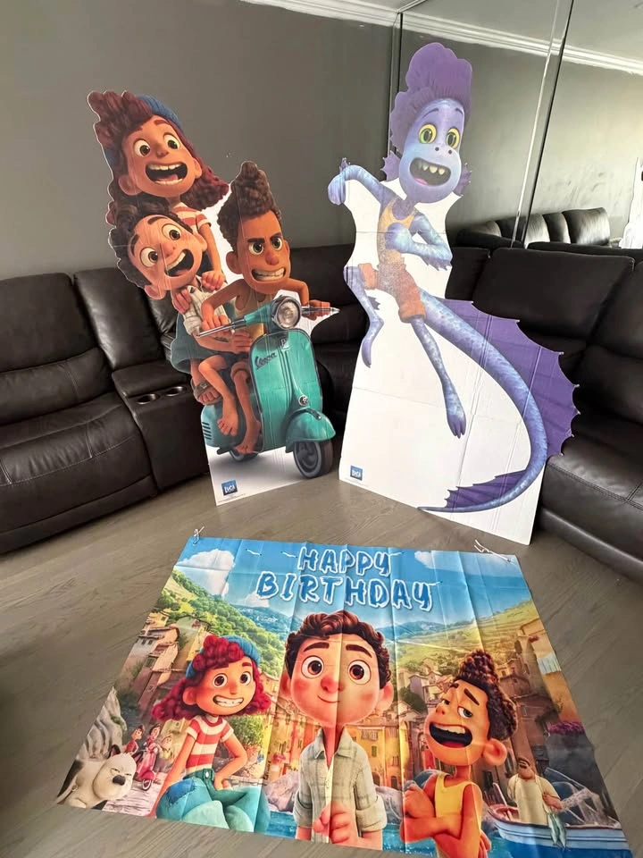 Disney Pixar LUCA Life Size Cardboard Standees & Banner - photo 2